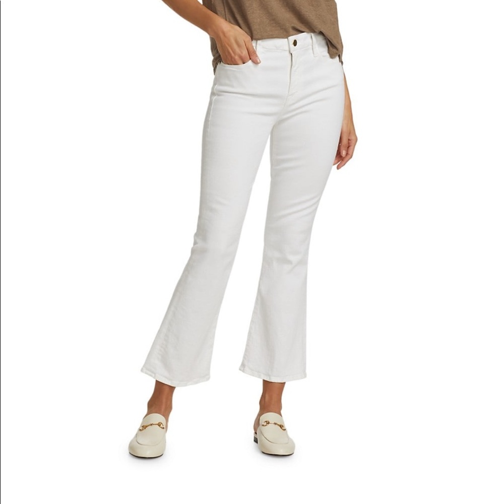 Frame Le Crop Mini Boot - White